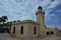 Santa Anna Lighthouse in Roquetas de Mar Royalty Free Stock Photo