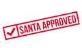 Santa Approved rubber stamp