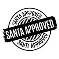 Santa Approved rubber stamp