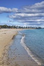 Santa Barbara Beach and Nice Sky Royalty Free Stock Photo