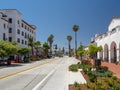 Santa Barbara, California, USA: central coast, Pacific ocean beach, tourist and resort destination Royalty Free Stock Photo