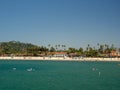 Santa Barbara, California, USA: central coast, Pacific ocean beach, tourist and resort destination Royalty Free Stock Photo