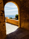 Santa Barbara castle alicante spain Royalty Free Stock Photo