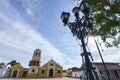 Santa Barbara Church in Mompox, Colombia. Royalty Free Stock Photo