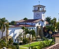 Santa Barbara County Courthouse, a Spanish-Colonial style landmark Royalty Free Stock Photo