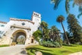 Santa Barbara courthouse on a clear day Royalty Free Stock Photo