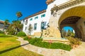 Santa Barbara courthouse on a clear day Royalty Free Stock Photo