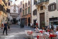 Santa Barbara dei Librari church in Rome, Italy Royalty Free Stock Photo