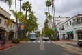 Santa Barbara historic city center, California, USA