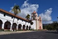 Santa Barbara mission Royalty Free Stock Photo