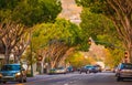 Santa Barbara Street Royalty Free Stock Photo