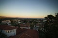 SANTA BARBARA, USA - CIRCA NOVEMBER, 2017: view from Santa Barbara County Courthouse on a autumn evening Royalty Free Stock Photo