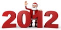 Santa behind 2012 numbers