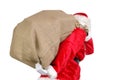 Santa with big sack Royalty Free Stock Photo