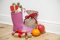 Santa Boots as a gumboot