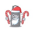 Santa with candy light meter with in the character