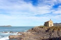 Santa Catalina hermitage in Mudaka. Basque Country Royalty Free Stock Photo