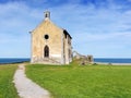 Santa Catalina hermitage in Mudaka. Basque Country Royalty Free Stock Photo