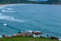 Santa Catarina Beach Praia do Rosa Royalty Free Stock Photo