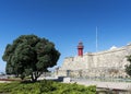 Santa Catarina old fort landmark in figueira da foz portugal Royalty Free Stock Photo