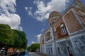 Santa Cesarea Terme, Puglia, Italy. August 2021. Amazing View of Palazzo Sticchi, the 19th century Moorish style villa symbol of Royalty Free Stock Photo