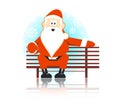 Santa chair Royalty Free Stock Photo