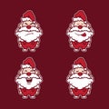 SantaClaus Funny Character Cartoon Pose-01