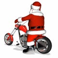 Santa Chopper 2 Royalty Free Stock Photo