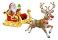 Santa Christmas Sleigh Sled