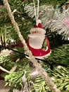 Santa as Christmas tree ornament Royalty Free Stock Photo