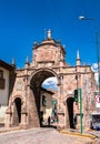 Santa Clara Arch in Cusco, Peru Royalty Free Stock Photo