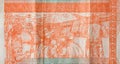 Santa Clara battle on cuban banknote of orange three pesos convertibles 2016