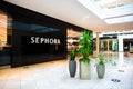 Santa Clara, CA, USA - January 14, 2021: Sephora fashion luxury designer cosmetics and fragrance store