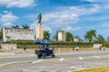 SANTA CLARA, CUBA - APRIL 7, 2016 : Plaza de Revolucion and Che Guevara Monument in Santa Clara, Cuba. Hasta la victoria siempre, Royalty Free Stock Photo