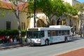 Santa Clara VTA bus, San Jose, California, USA Royalty Free Stock Photo