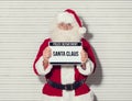 Santa Claus mug shot Royalty Free Stock Photo