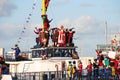 Santa Claus arrives in Holland