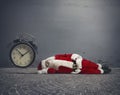 Santa Claus asleep Royalty Free Stock Photo