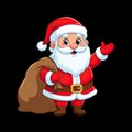 Santa Claus With A Bag With Presents Royalty Free Stock Photo