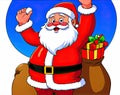 Santa Claus With A Bag With Presents Royalty Free Stock Photo