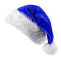 Santa Claus blue hat Royalty Free Stock Photo