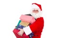 Santa Claus bringing some gifts