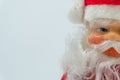 Santa Claus choker close-up on white background Royalty Free Stock Photo