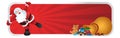 Santa Claus Christmas Cartoon Banner