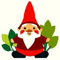 santa claus christmas character on white background vector illustration design AI Generated Royalty Free Stock Photo