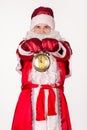 Santa Claus, Christmas, Clock.