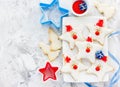 Santa Claus Christmas cookies Royalty Free Stock Photo