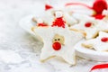 Santa Claus Christmas cookies Royalty Free Stock Photo