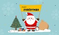 Santa Claus Christmas Day and Happy new year Royalty Free Stock Photo