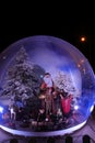 Santa claus in a christmas market ,France